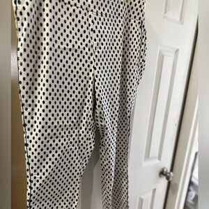 New York & Company Polka Dot Ankle Pants
